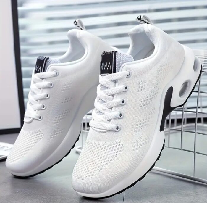 Women's Breathable Knit Running Shoes - Image 2