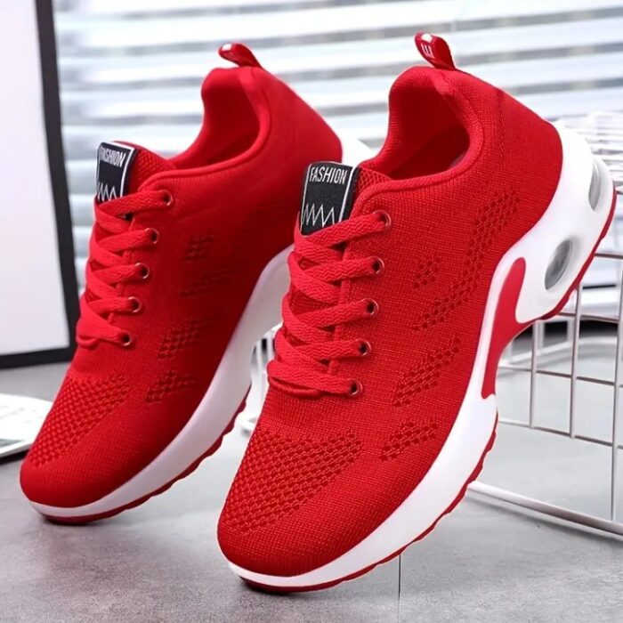 Women's Breathable Knit Running Shoes - Image 3