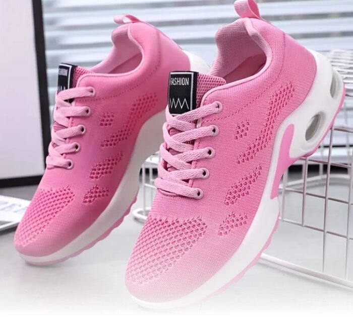 Women's Breathable Knit Running Shoes - Image 4