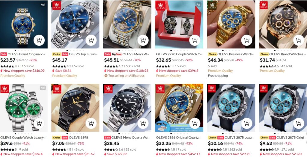 OLEVS Men's Watches Top Brand Luxury Original Waterproof