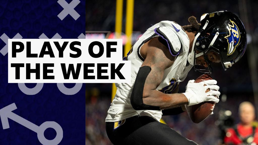 Hopkins & Henry star in NFL plays of the week Hopkins & Henry star in NFL plays of the week